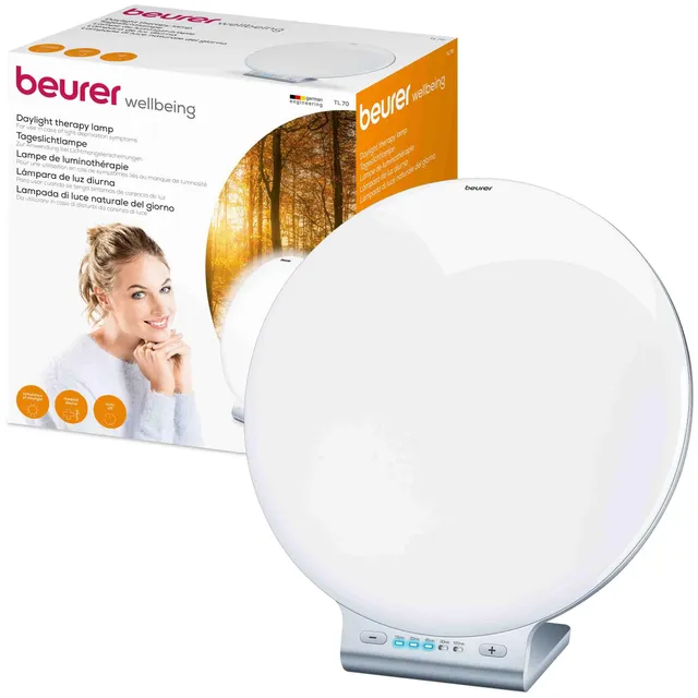 beurer-tl-70-tageslichtlampe-mit-10-000-lux-10-helligkeitsstufen-5-stufen-timer- image 1