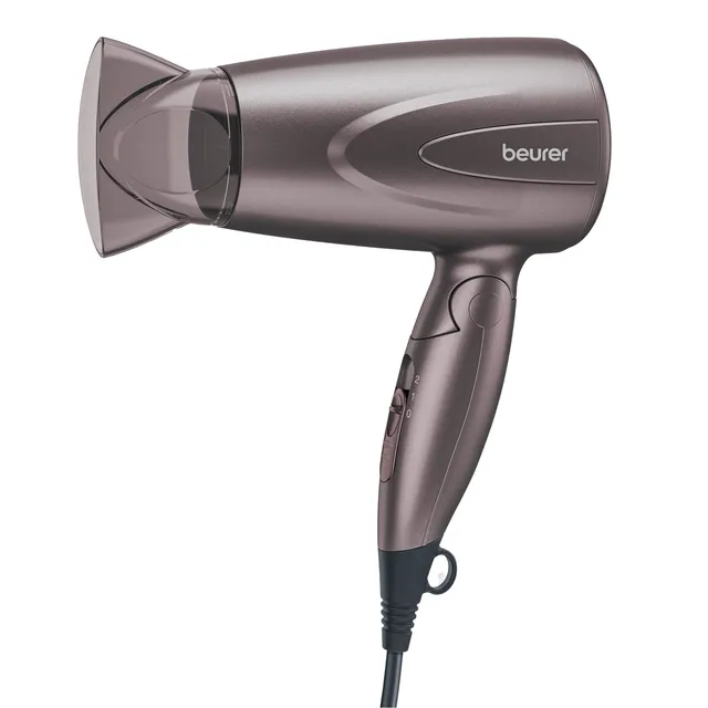 beurer-hc-17-reise-haartrockner-klappbarer-f-hn-mit-1300-watt-2-heiz-und-gebl-se image 1