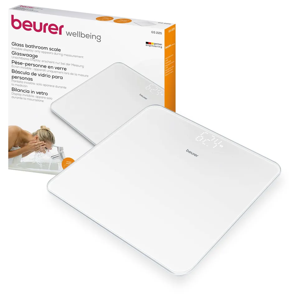 beurer-gs-225-wei-e-digitale-glas-personenwaage-mit-magic-display-und-dot-matrix image 1