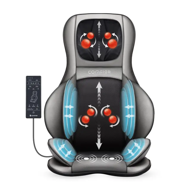 comfier-shiatsu-massagesitzauflage-mit-w-rme-2d-3d-knetmassage-luftkompression-u image 1