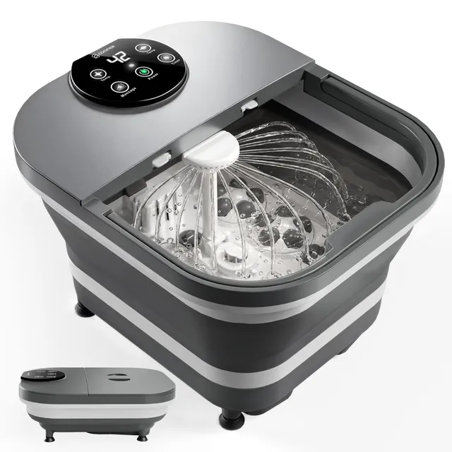 comfier-2026-elektrisches-fu-bad-klappbares-fu-massagerbad-mit-heizung-wasserfal image 1