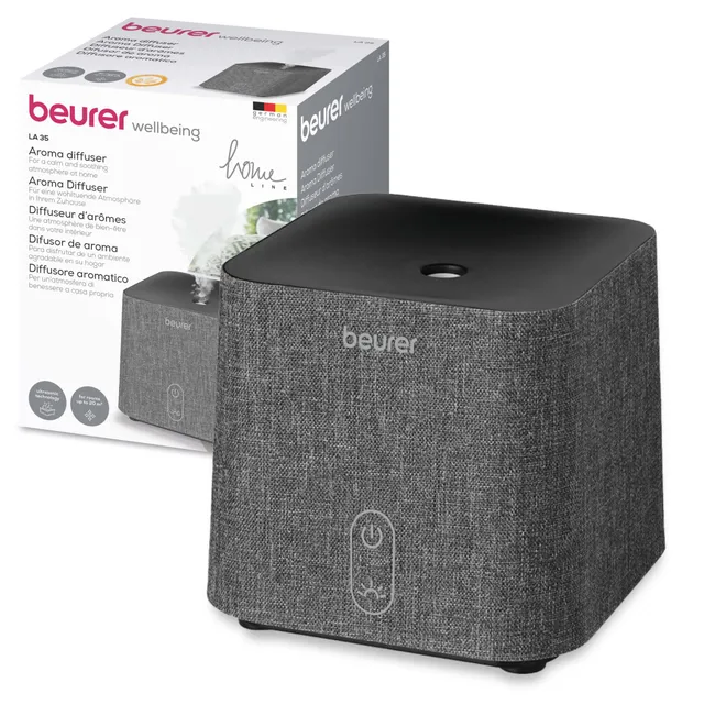 beurer-la-35-aroma-diffuser-ultraschall-duftvernebler-mit-led-licht-f-r-r-ume-bi image 1
