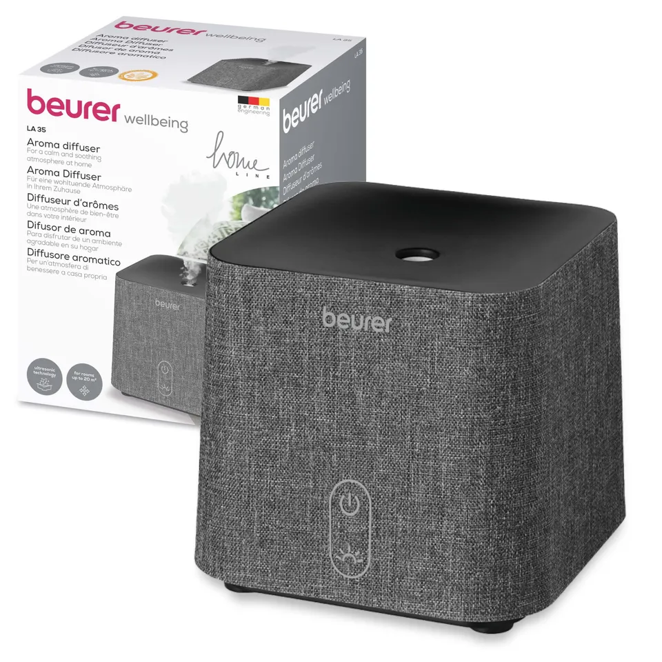 beurer-la-35-aroma-diffuser-ultraschall-duftvernebler-mit-led-licht-f-r-r-ume-bi image 1
