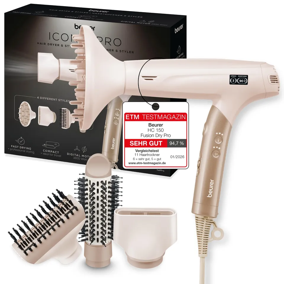 beurer-hc-150-fusiondry-pro-haartrockner-ultraleichter-klappgriff-f-hn-mit-digit image 1