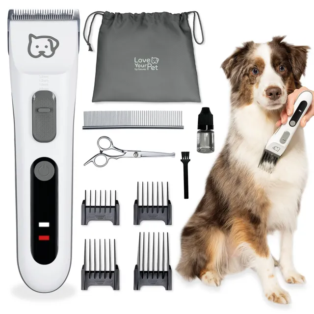 beurer-love-your-pet-schermaschine-fluffy-leiser-felltrimmer-f-r-hunde-und-katze image 1