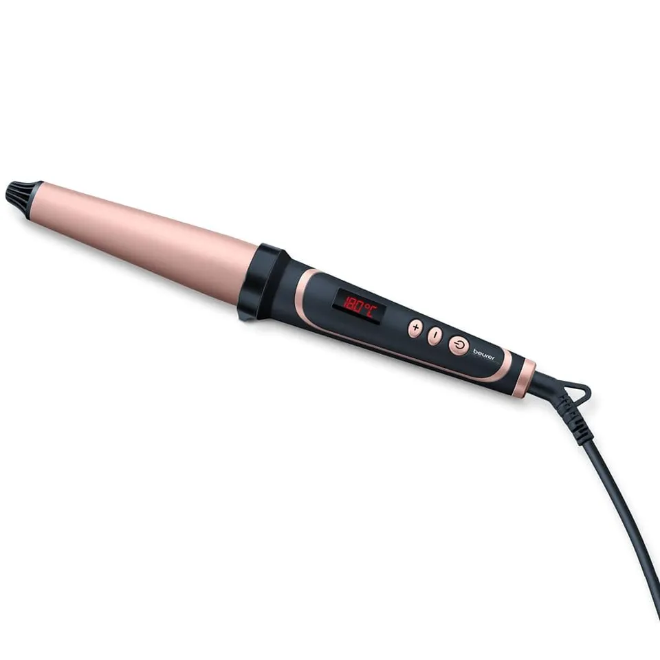 beurer-ht-62-kegelf-rmiger-lockenstab-keramik-keratin-beschichtung-25-38-mm-konu image 1