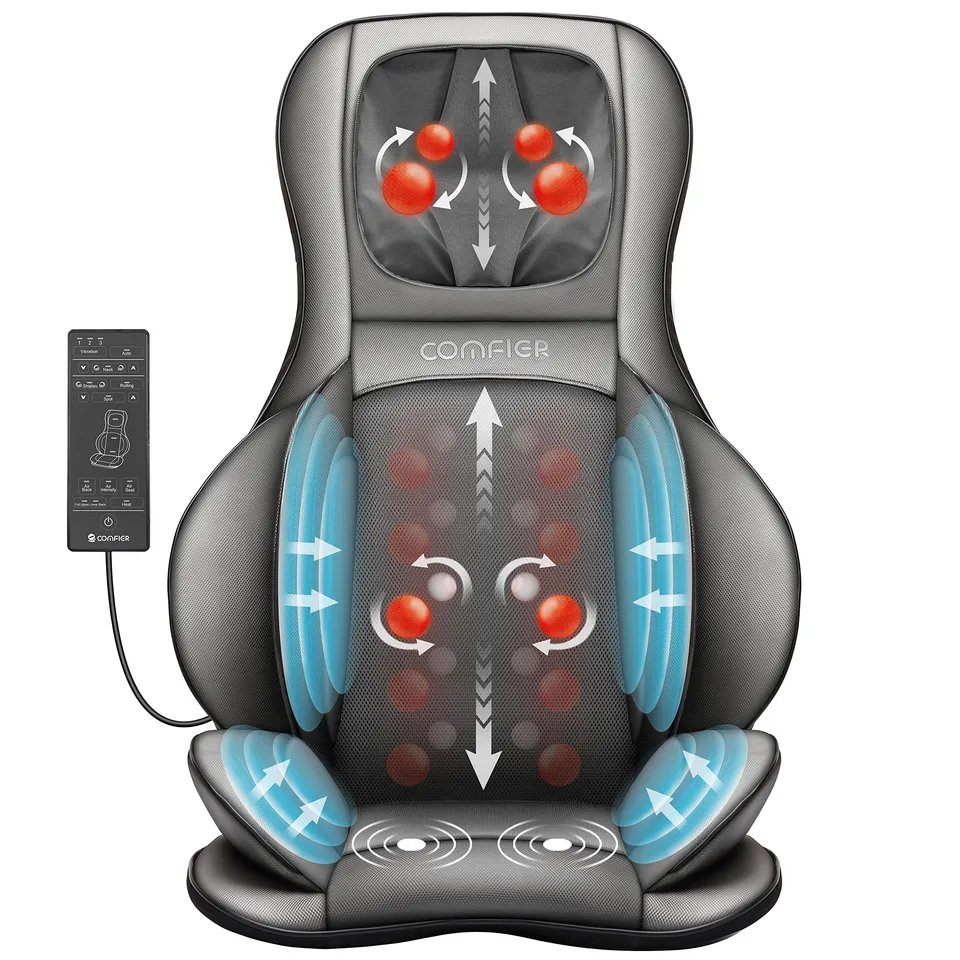 comfier-shiatsu-massagesitzauflage-mit-w-rme-3d-knetmassage-rollenmassage-vibrat image 1