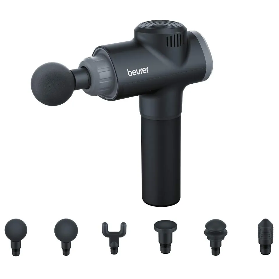 beurer-mg180-massagepistole-tiefengewebemassageger-t-mit-6-aufs-tzen-4-intensit- image 1