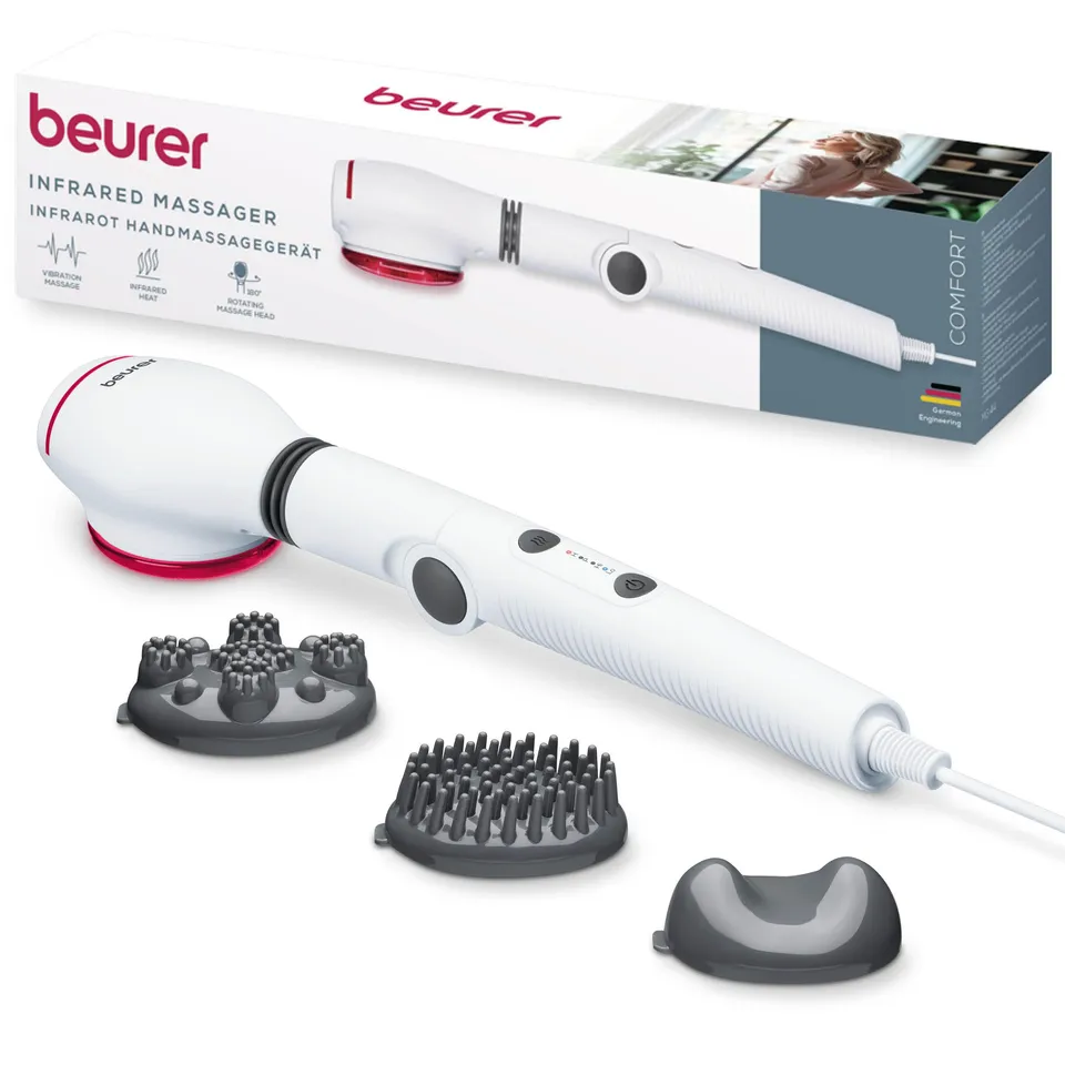 beurer-mg-44-2-in-1-handmassageger-t-mit-infrarotlicht-vibrationsmassage-3-aufs- image 1