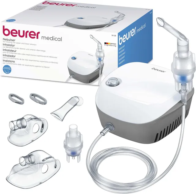 beurer-ih-18-inhalator-kompaktes-kompressor-vernebler-inhalationsger-t-bei-erk-l image 1