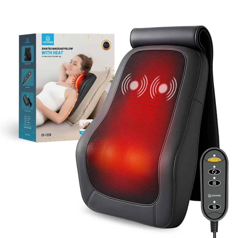comfier-nackenmassageger-t-mit-w-rme-shiatsu-massagekissen-mit-4d-knetfunktion-8 image 1