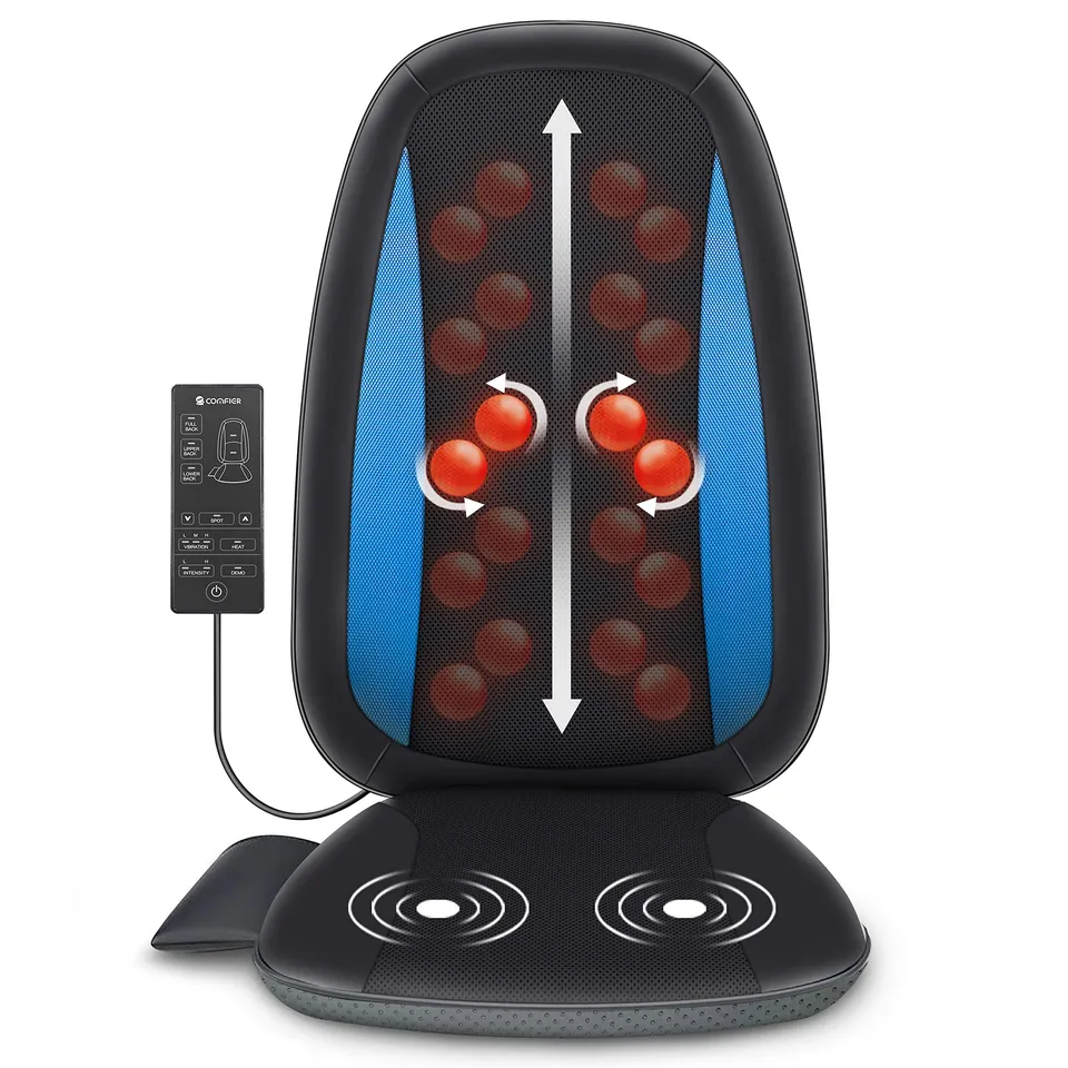 comfier-shiatsu-massagesitzauflage-f-r-nacken-schultern-und-r-cken-mit-w-rme image 1