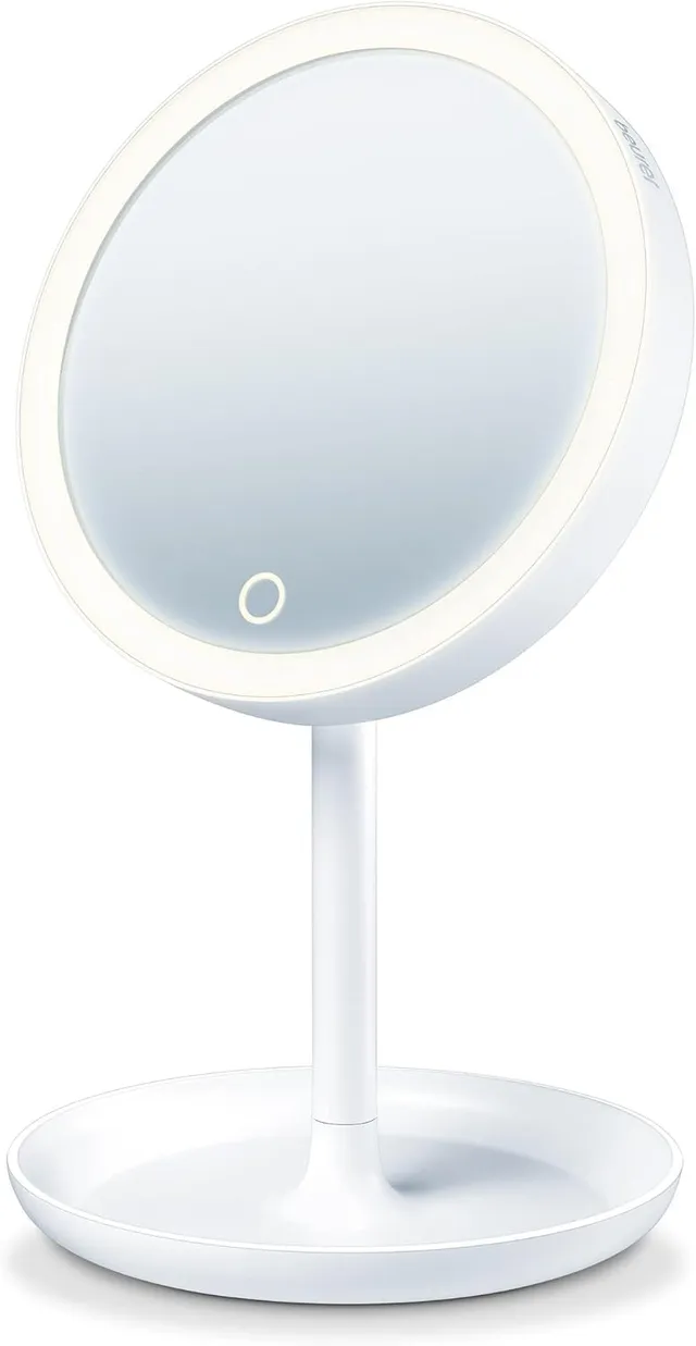 beurer-bs-45-led-kosmetikspiegel-touch-sensor-magnetischer-5-fach-vergr-erungssp image 1