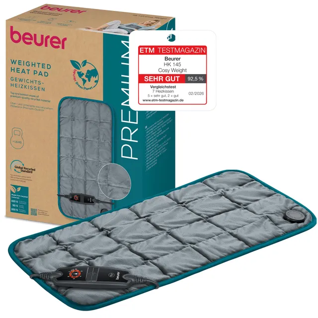 beurer-hk-145-cosy-weight-gewichtsheizkissen-elektrisches-heizkissen-mit-1500-g- image 1