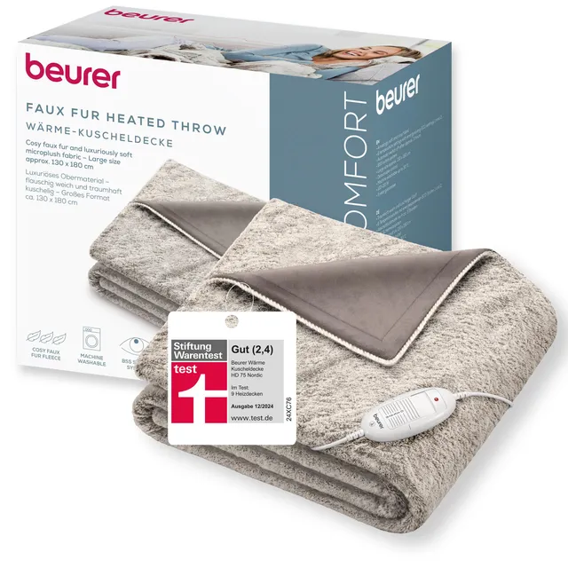 beurer-hd-75-cosy-nordic-heizdecke-kuscheldecke-in-kunstfelloptik-6-temperaturst image 1
