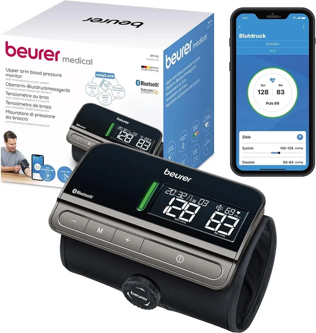 beurer-bm-81-easylock-oberarm-blutdruckmessger-t-mit-kabelloser-all-in-one-mansc image 1