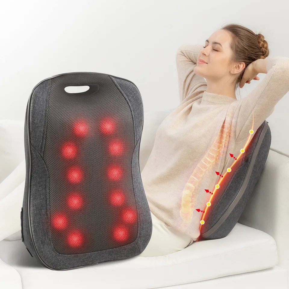 comfier-shiatsu-r-ckenmassageger-t-mit-w-rme-massagekissen-mit-12-knetknoten-2-i image 1