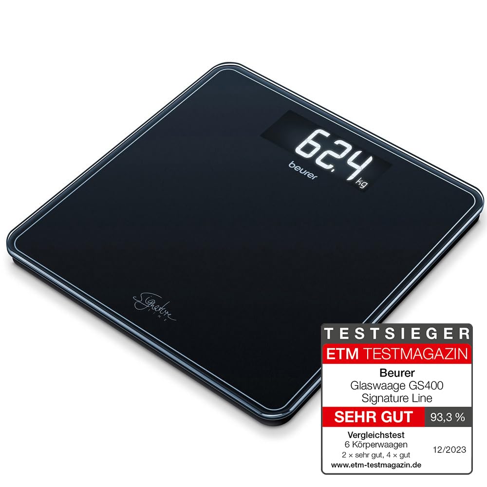beurer-gs-400-black-signature-line-glas-personenwaage-mit-xl-display-sicherheits image 1