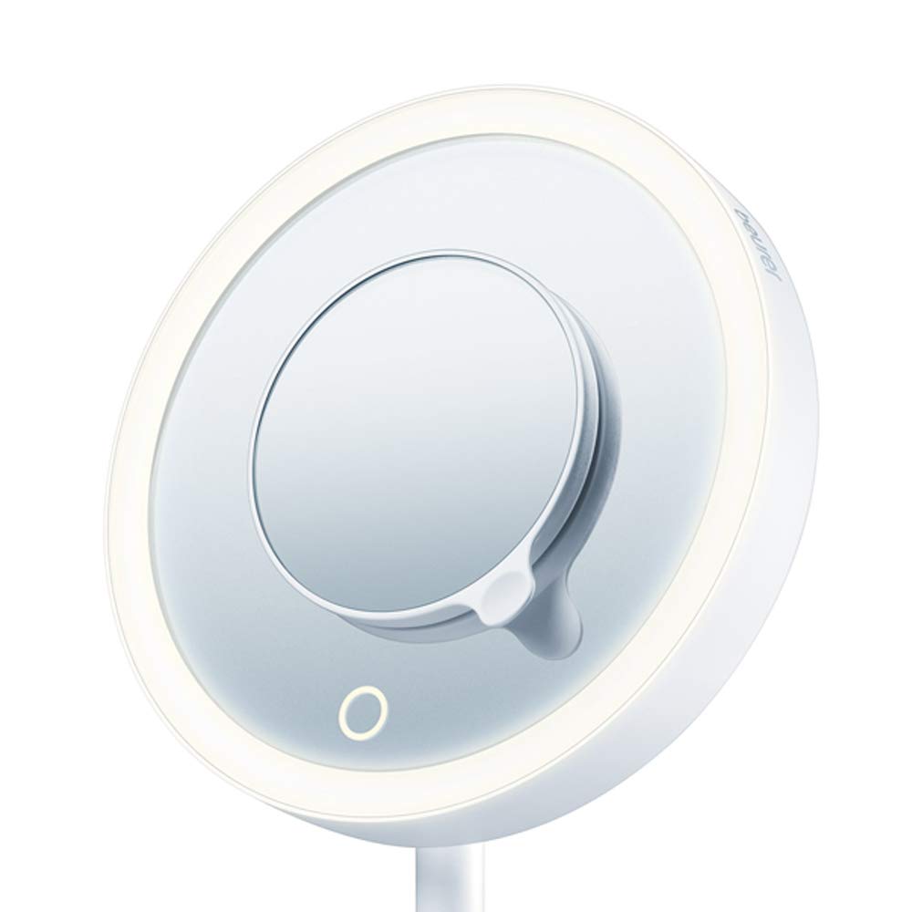 beurer-bs-45-led-kosmetikspiegel-touch-sensor-magnetischer-5-fach-vergr-erungssp image 5