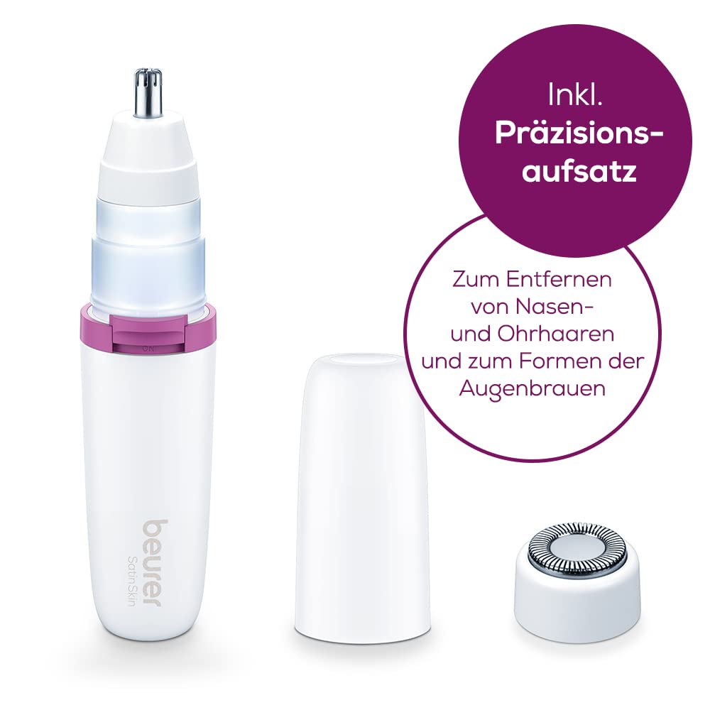 beurer-hl-16-gesichtsrasierer-elektrischer-damen-haarentferner-mit-led-licht-und image 5