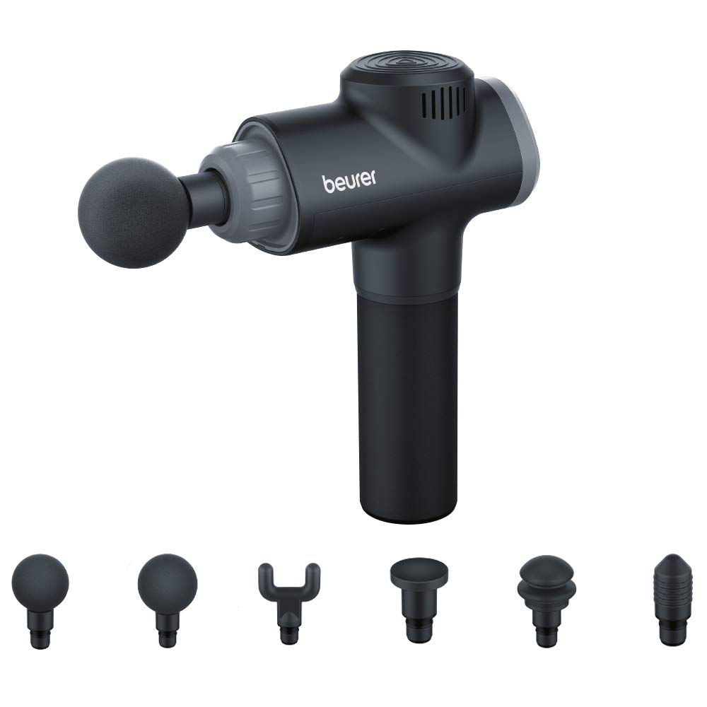 beurer-mg180-massagepistole-tiefengewebemassageger-t-mit-6-aufs-tzen-4-intensit- image 1