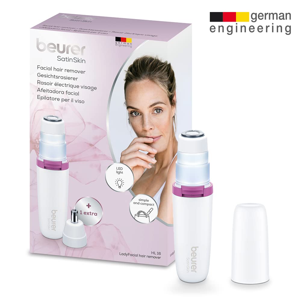 beurer-hl-16-gesichtsrasierer-elektrischer-damen-haarentferner-mit-led-licht-und image 6