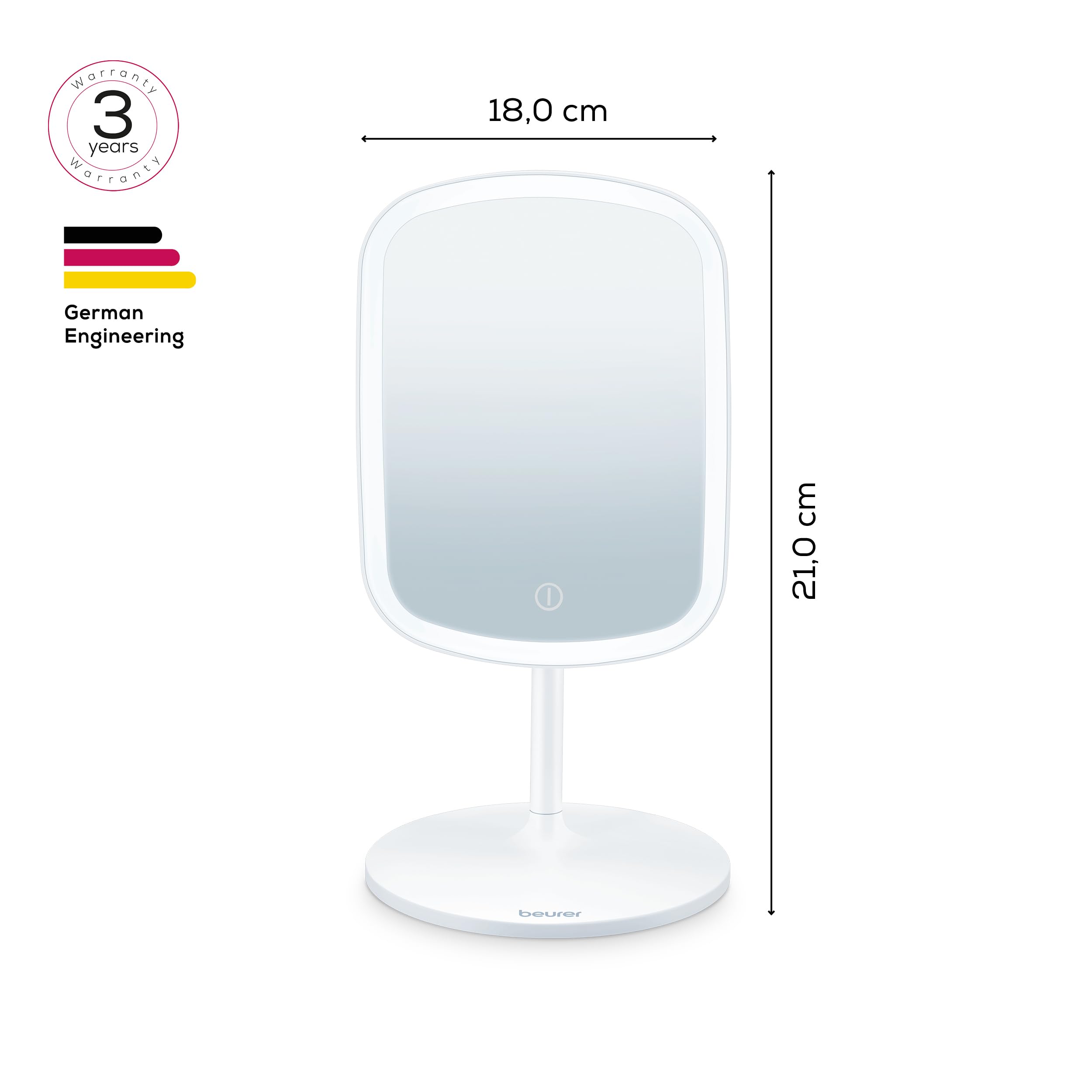beurer-bs-47-kosmetikspiegel-beleuchteter-schminkspiegel-mit-3-lichtfarben-stufe image 6