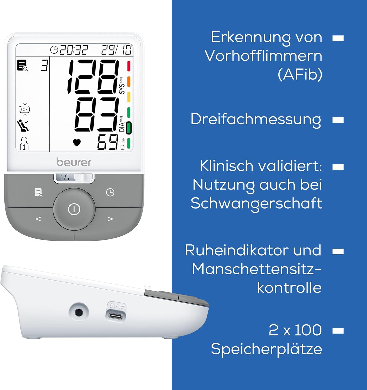beurer-bm-53-oberarm-blutdruckmessger-t-klinisch-validiert-afib-erkennung-app-sy image 8