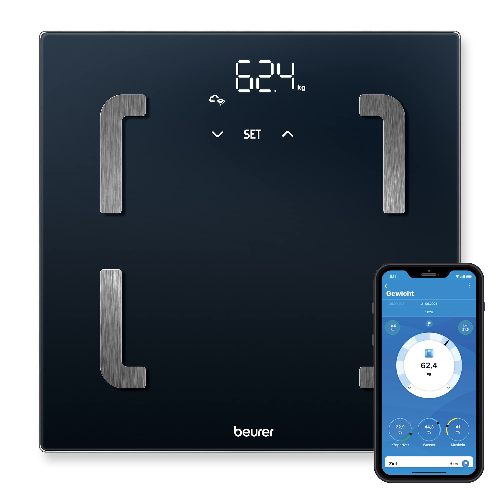 beurer-bf-880-diagnosewaage-digitale-k-rperwaage-mit-wifi-bluetooth-und-app-anal image 1
