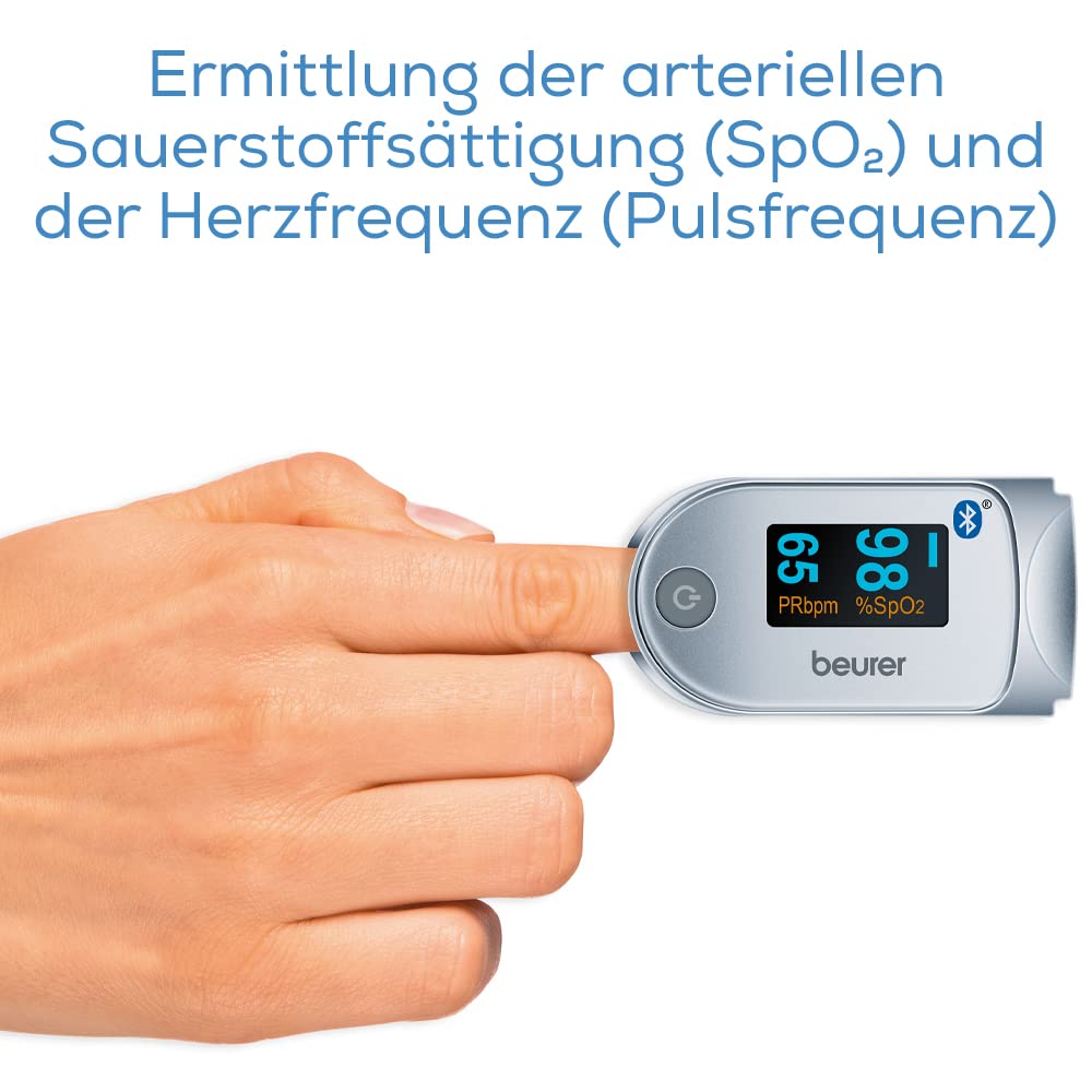 beurer-po-60-pulsoximeter-mit-bluetooth-fingerpulsoximeter-zur-messung-von-sauer image 2