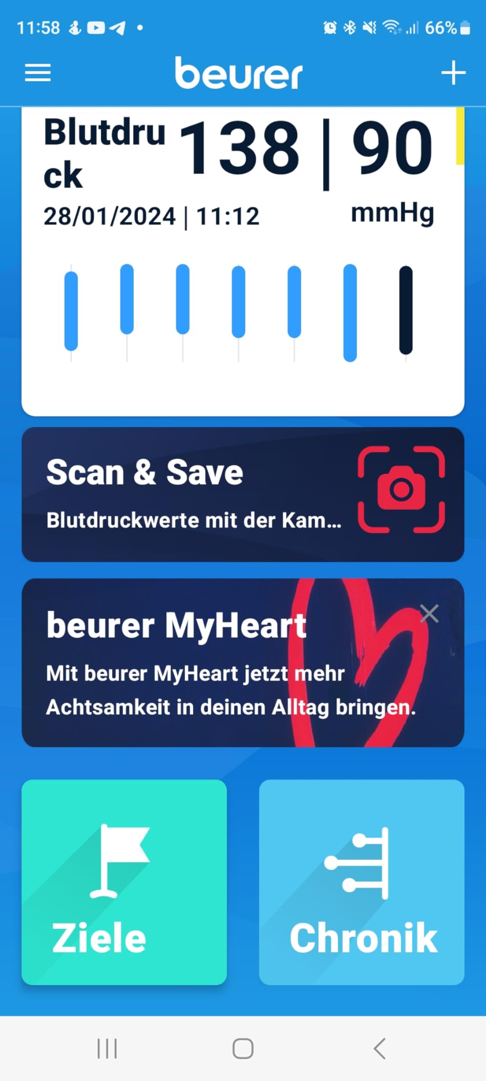 Tauschgerät nach Enttäuschung