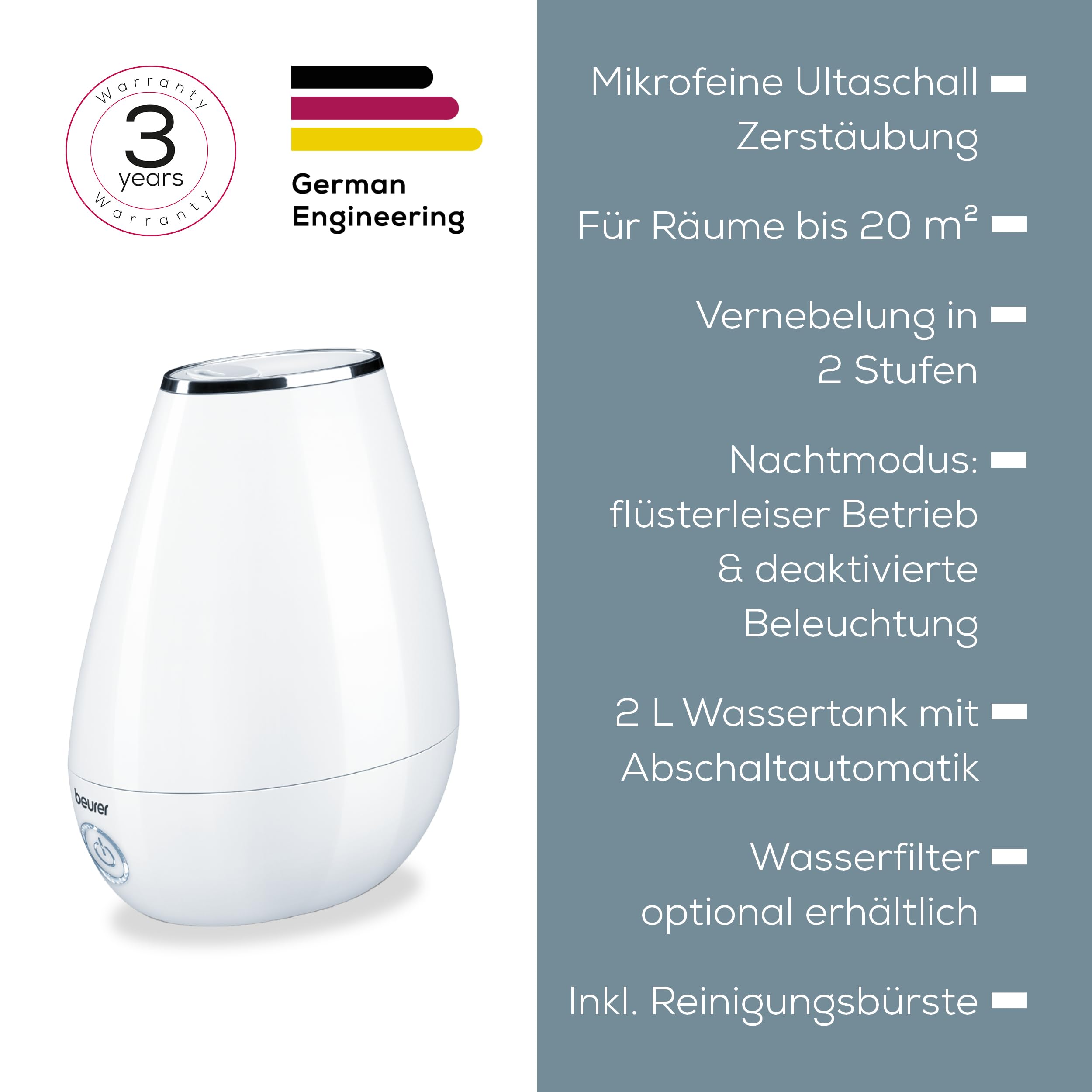 beurer-lb-37-ultraschall-luftbefeuchter-wei-mit-aroma-diffuser-nachtmodus-2-l-ta image 6
