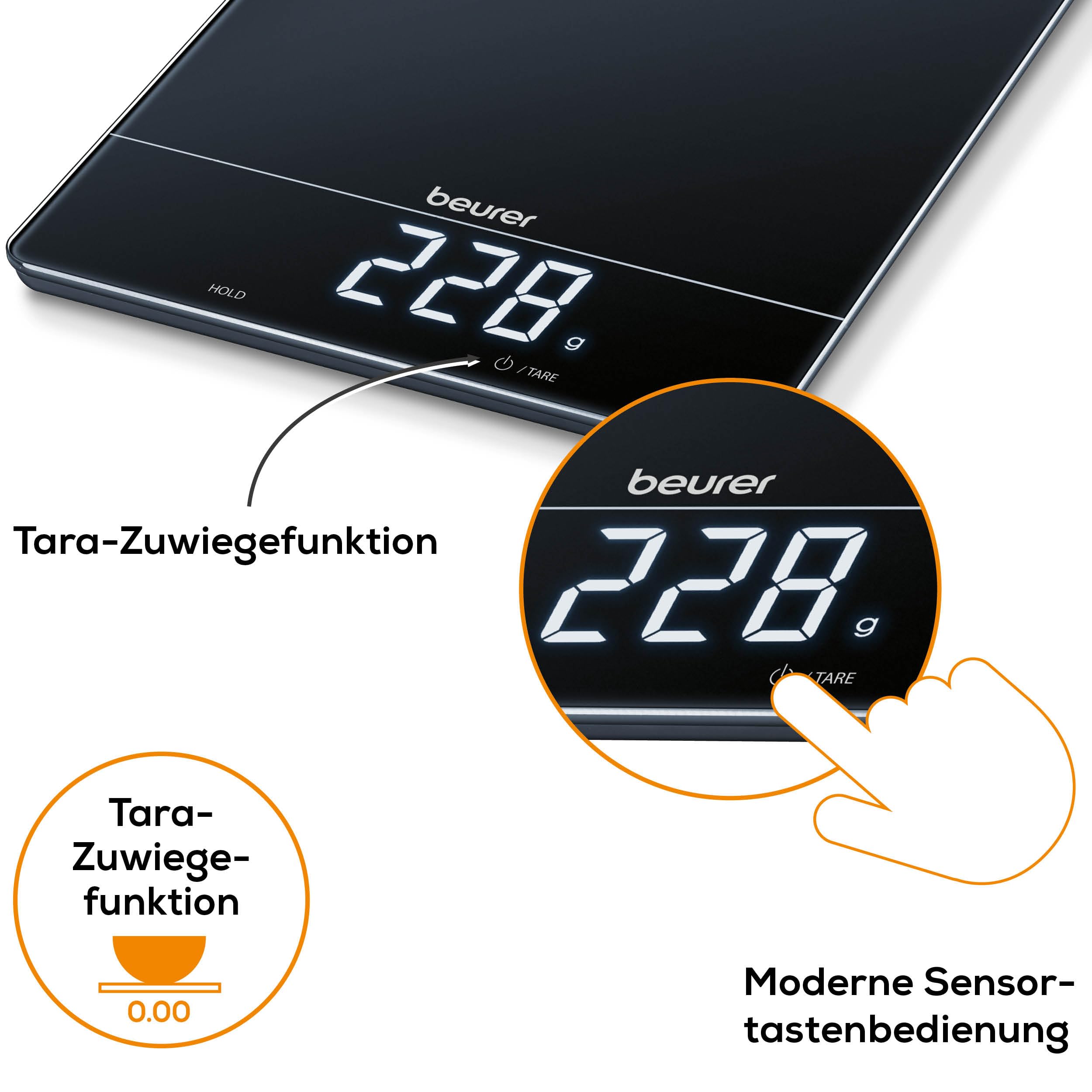 beurer-ks-34-k-chenwaage-mit-magic-led-display-tara-funktion-hold-funktion-und-1 image 3