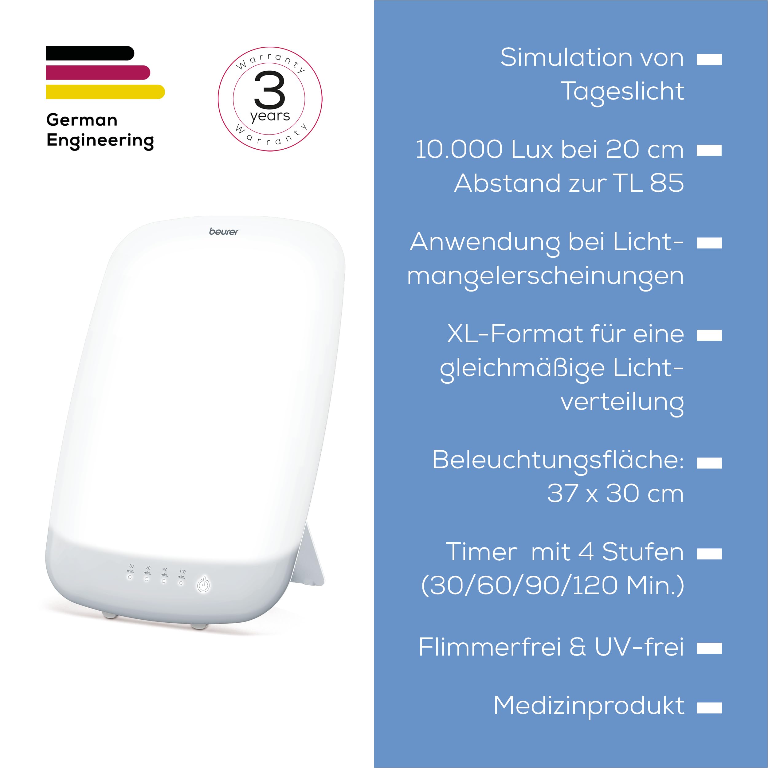 beurer-tl-85-tageslichtlampe-14-000-lux-testsieger-stiftung-warentest-medizinpro image 6