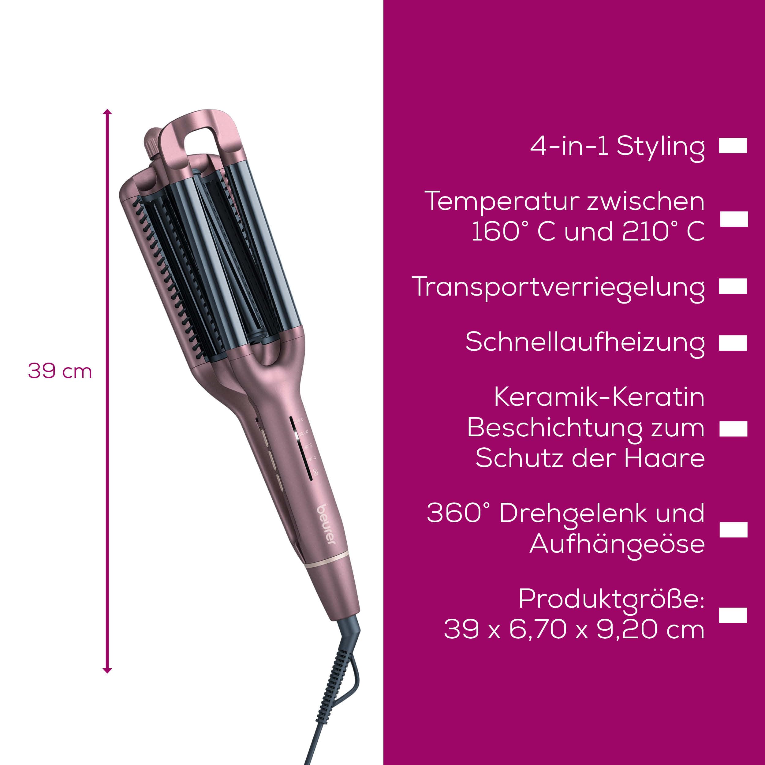 beurer-ht-65-welleneisen-haarstyler-f-r-4-wellenstyles-mit-160-210-c-keramik-ker image 7