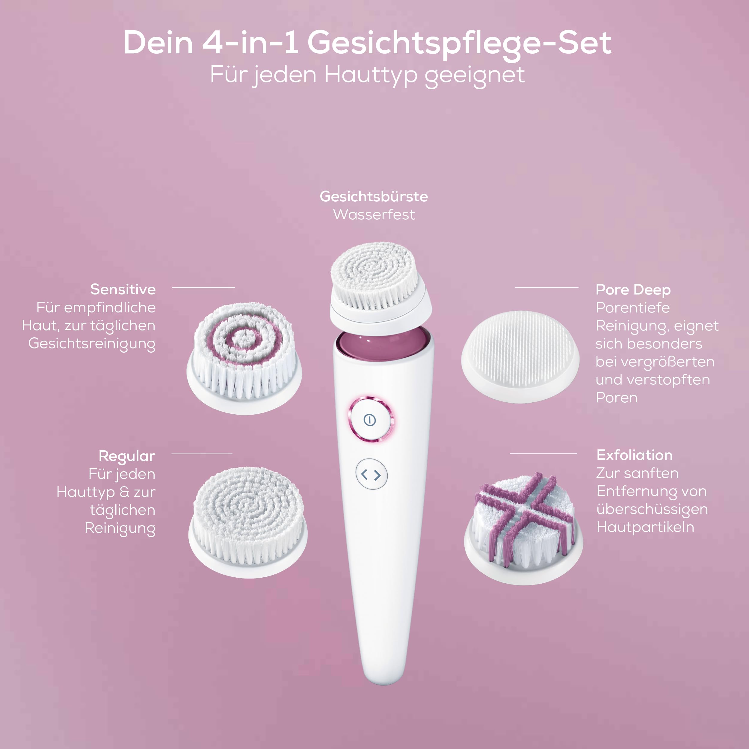 beurer-fc-95-elektrische-gesichtsb-rste-akku-ipx7-wasserfest-4-aufs-tze-3-intens image 4