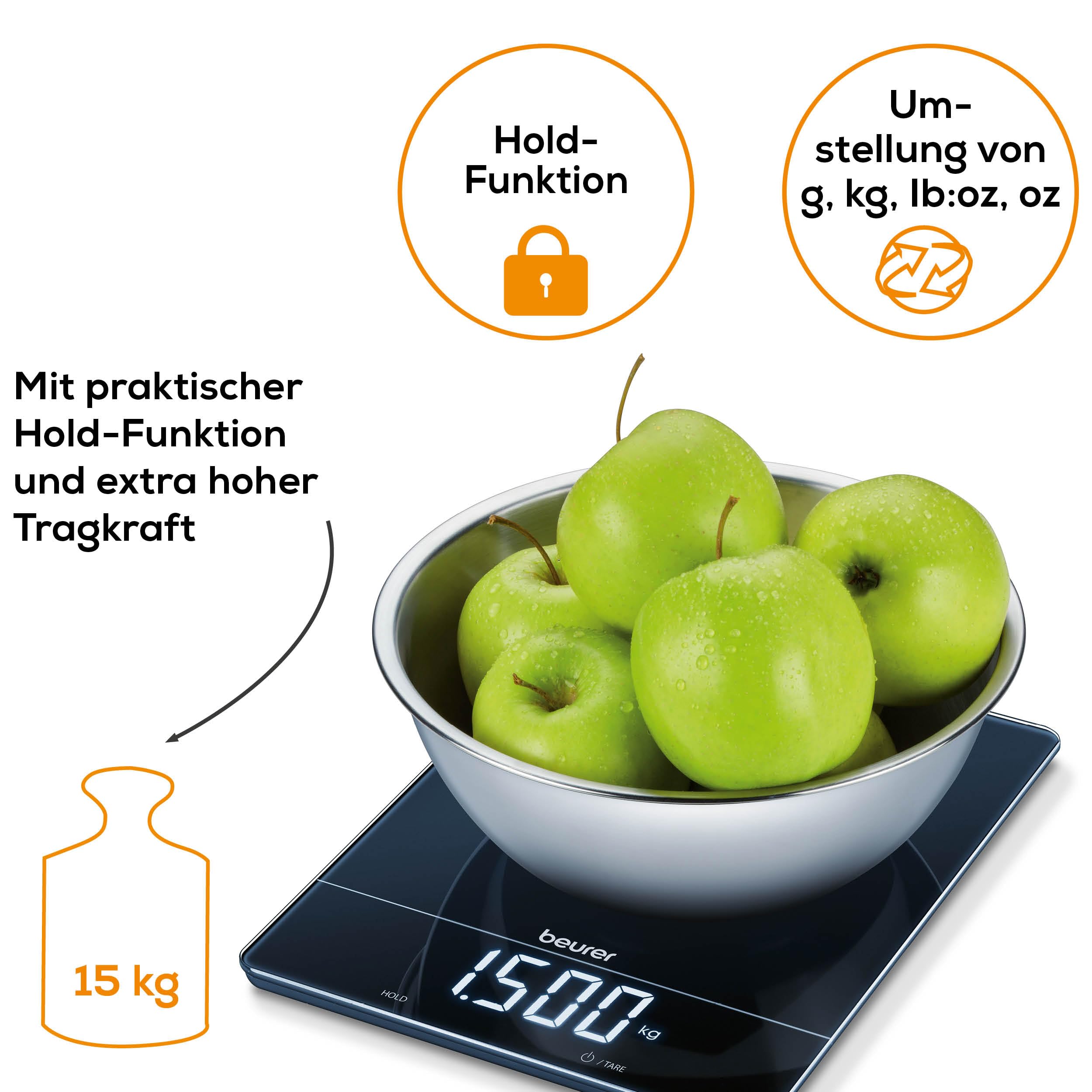beurer-ks-34-k-chenwaage-mit-magic-led-display-tara-funktion-hold-funktion-und-1 image 6