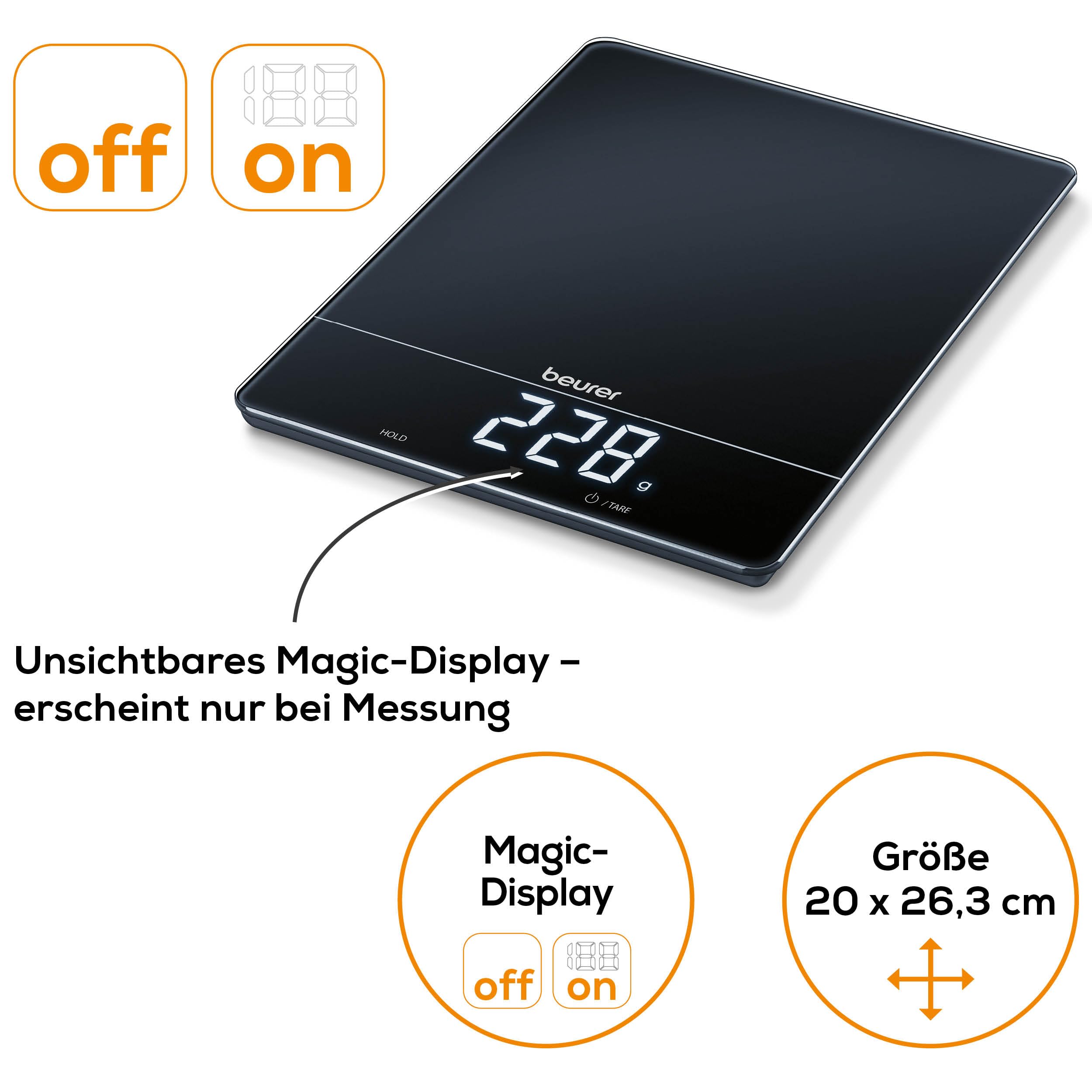 beurer-ks-34-k-chenwaage-mit-magic-led-display-tara-funktion-hold-funktion-und-1 image 5