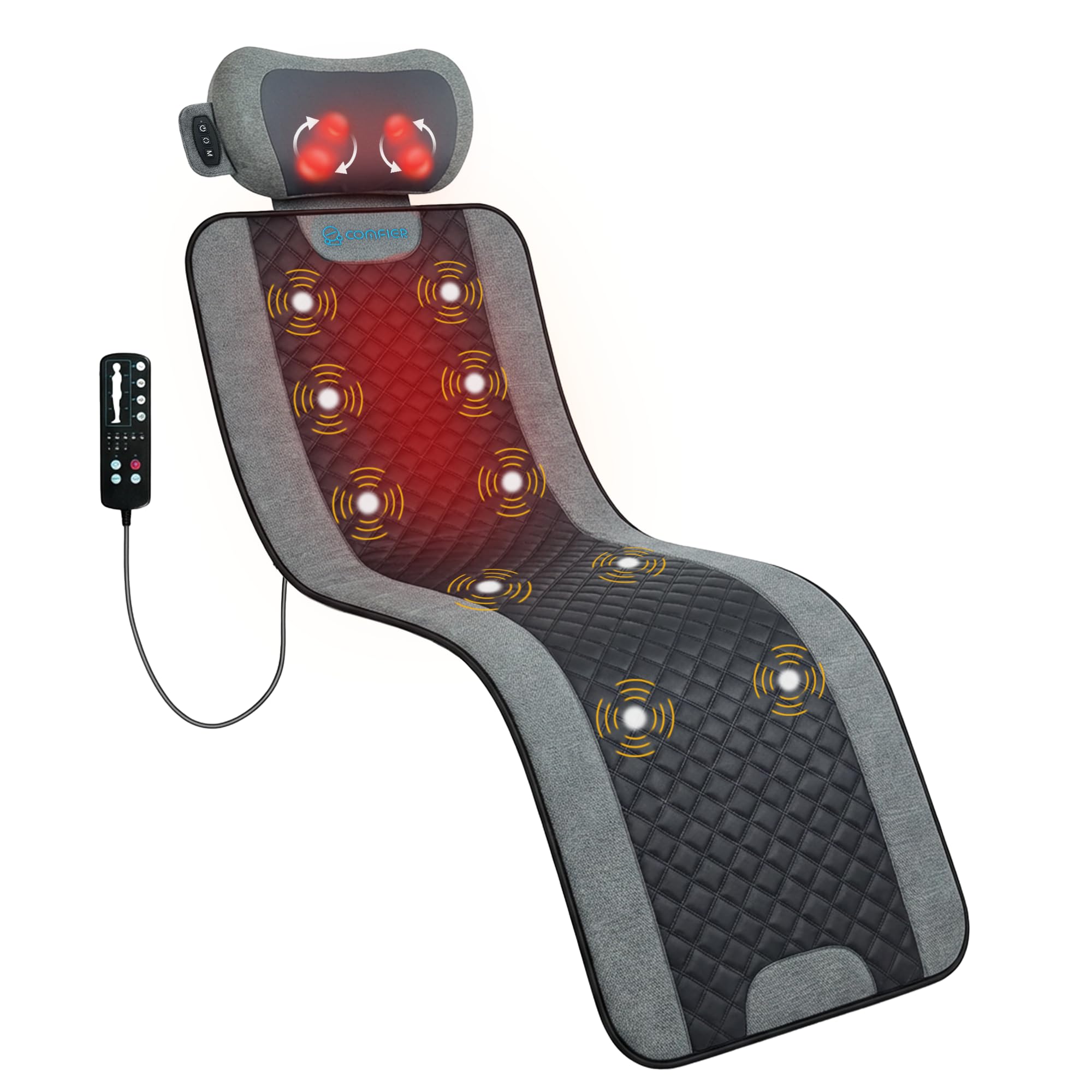 comfier-10-motor-ganzk-rper-massagematte-mit-w-rme-bis-55-c-vibrations-massageau image 1