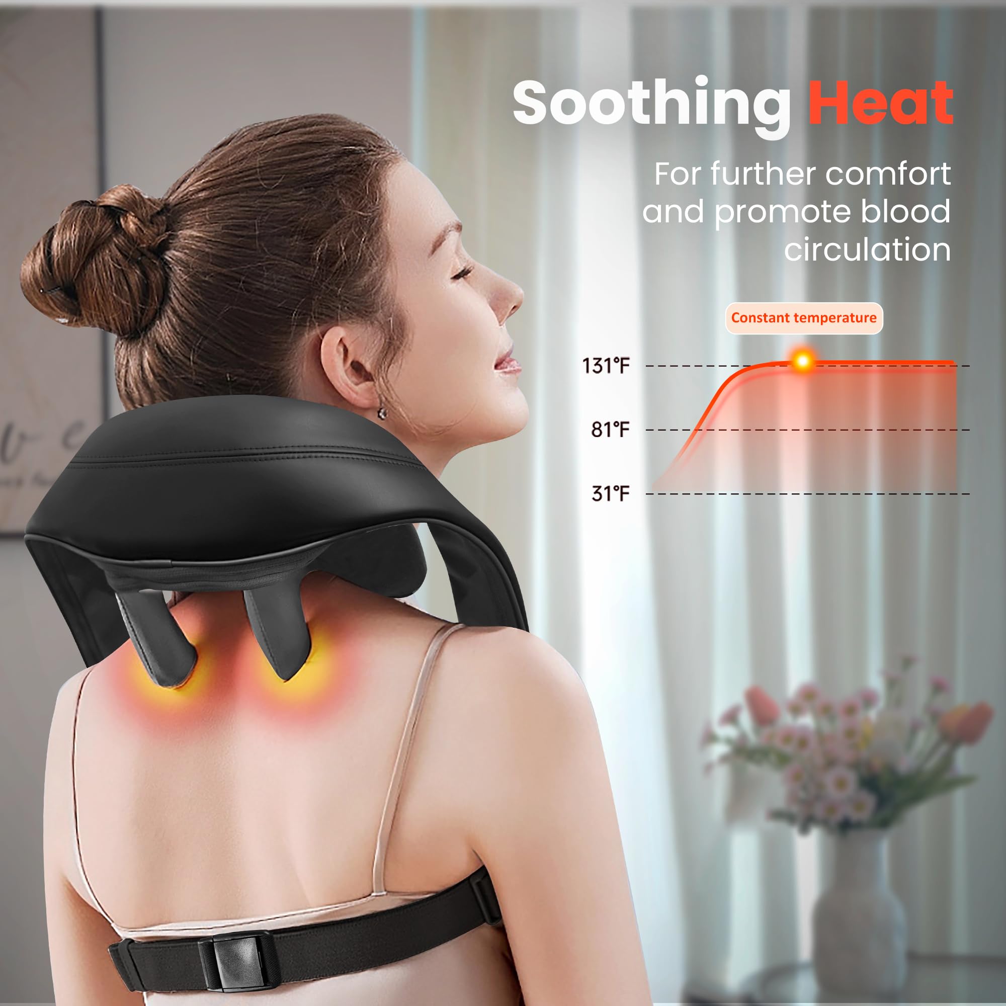 comfier-kabelloses-shiatsu-nackenmassageger-t-mit-w-rme-4d-tiefenknetmassage-3-w image 5