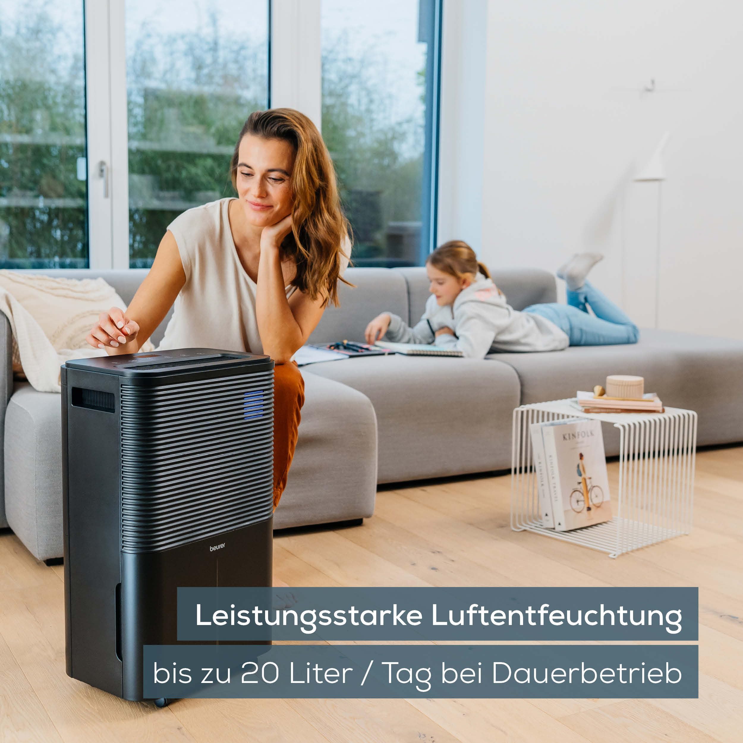 beurer-le-250-luftentfeuchter-elektrischer-raumentfeuchter-mit-20-l-24-h-4-l-tan image 2