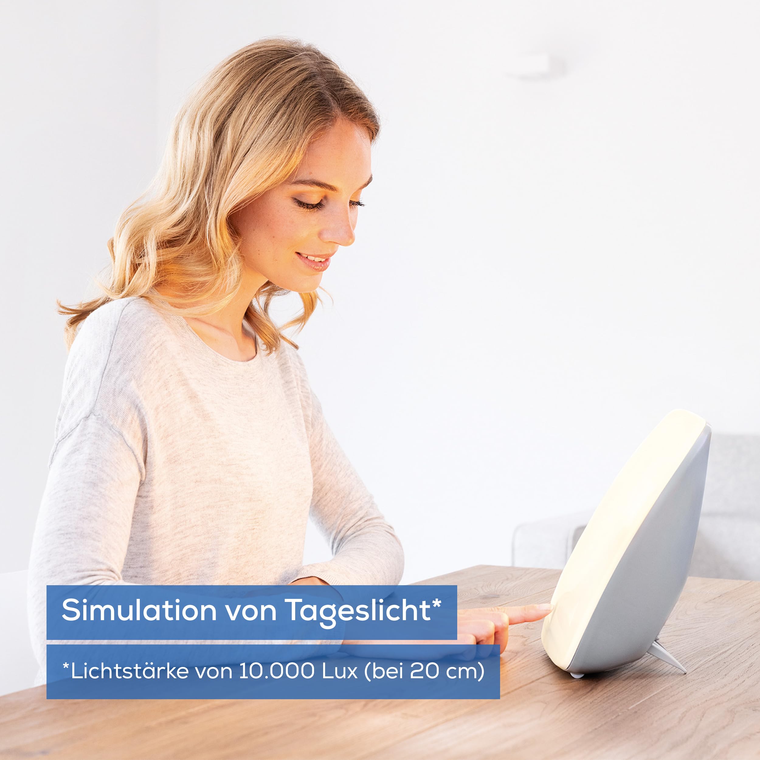 beurer-tl-41-touch-tageslichtlampe-10-000-lux-tageslicht-simulation-touch-button image 2