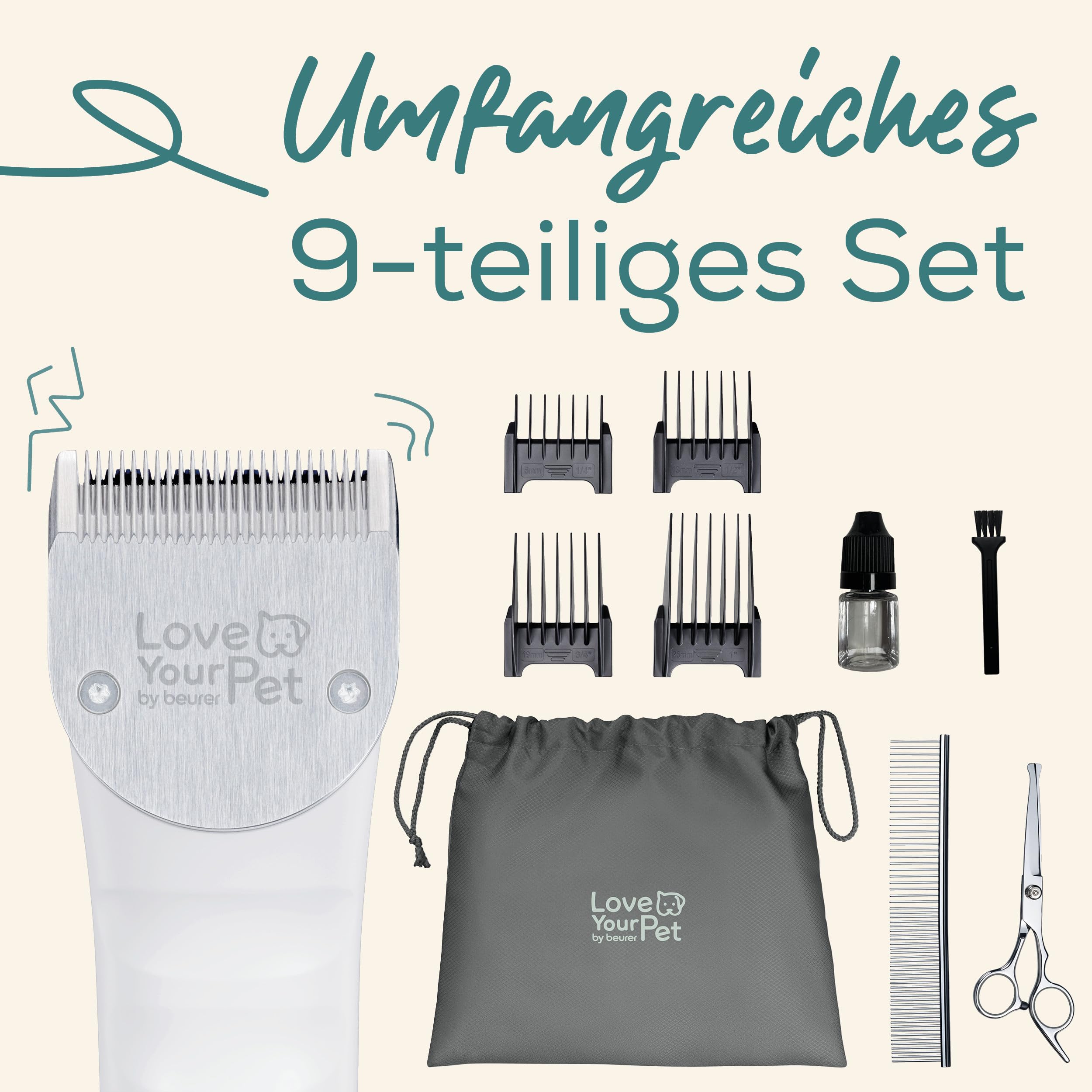 beurer-love-your-pet-schermaschine-fluffy-leiser-felltrimmer-f-r-hunde-und-katze image 5