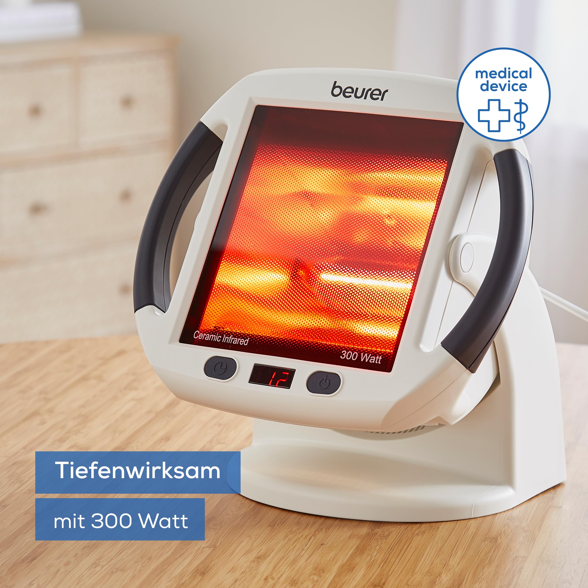 beurer-il-50-infrarot-w-rmestrahler-medizinprodukt-300-watt-stufenlos-verstellba image 2