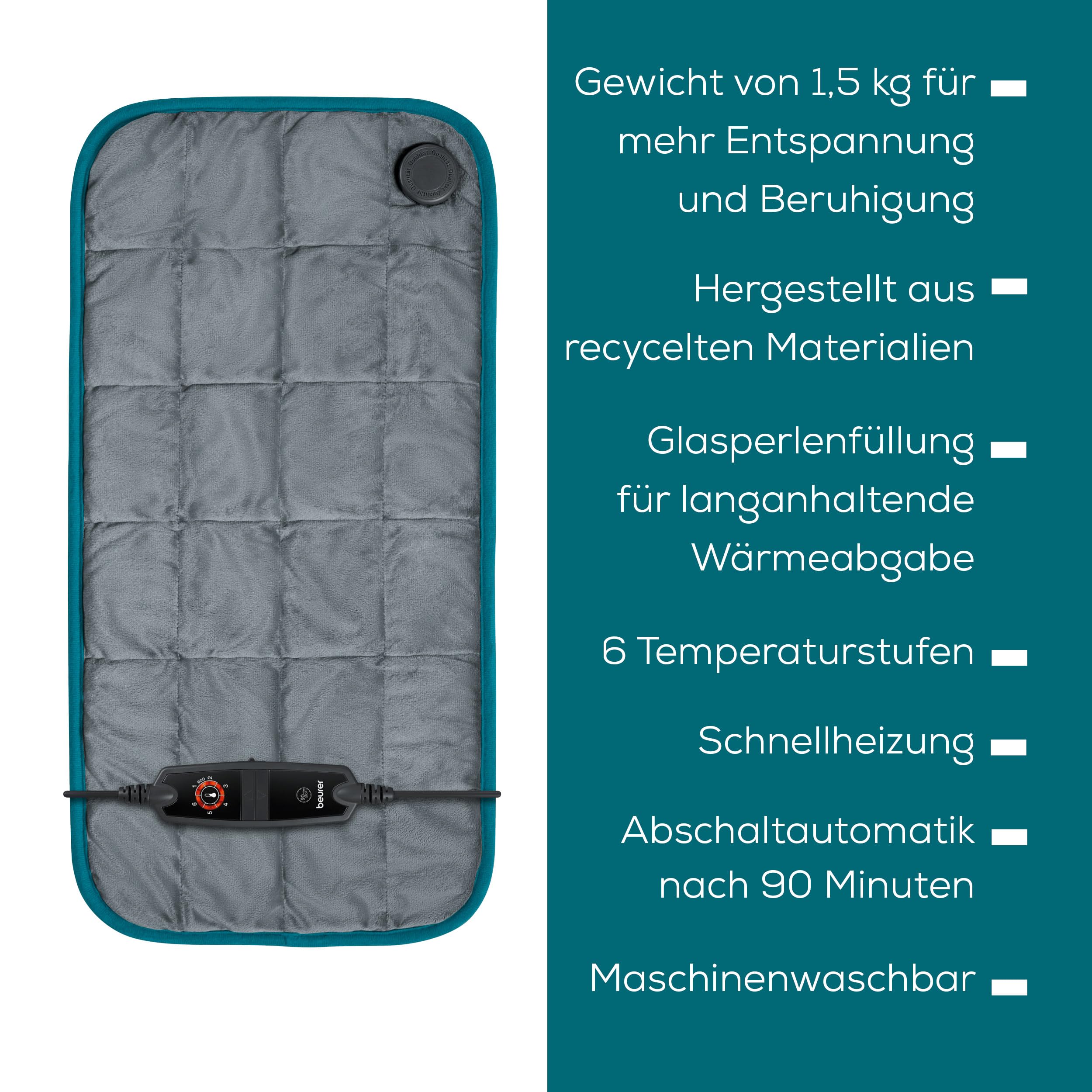 beurer-hk-145-cosy-weight-gewichtsheizkissen-elektrisches-heizkissen-mit-1500-g- image 6