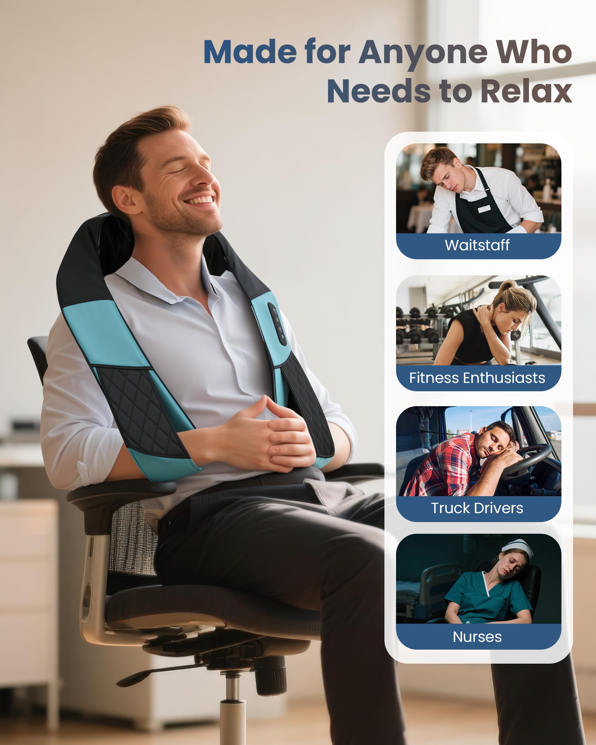 comfier-kabelloses-4d-shiatsu-nackenmassageger-t-mit-w-rme-3-intensit-tsstufen-u image 3