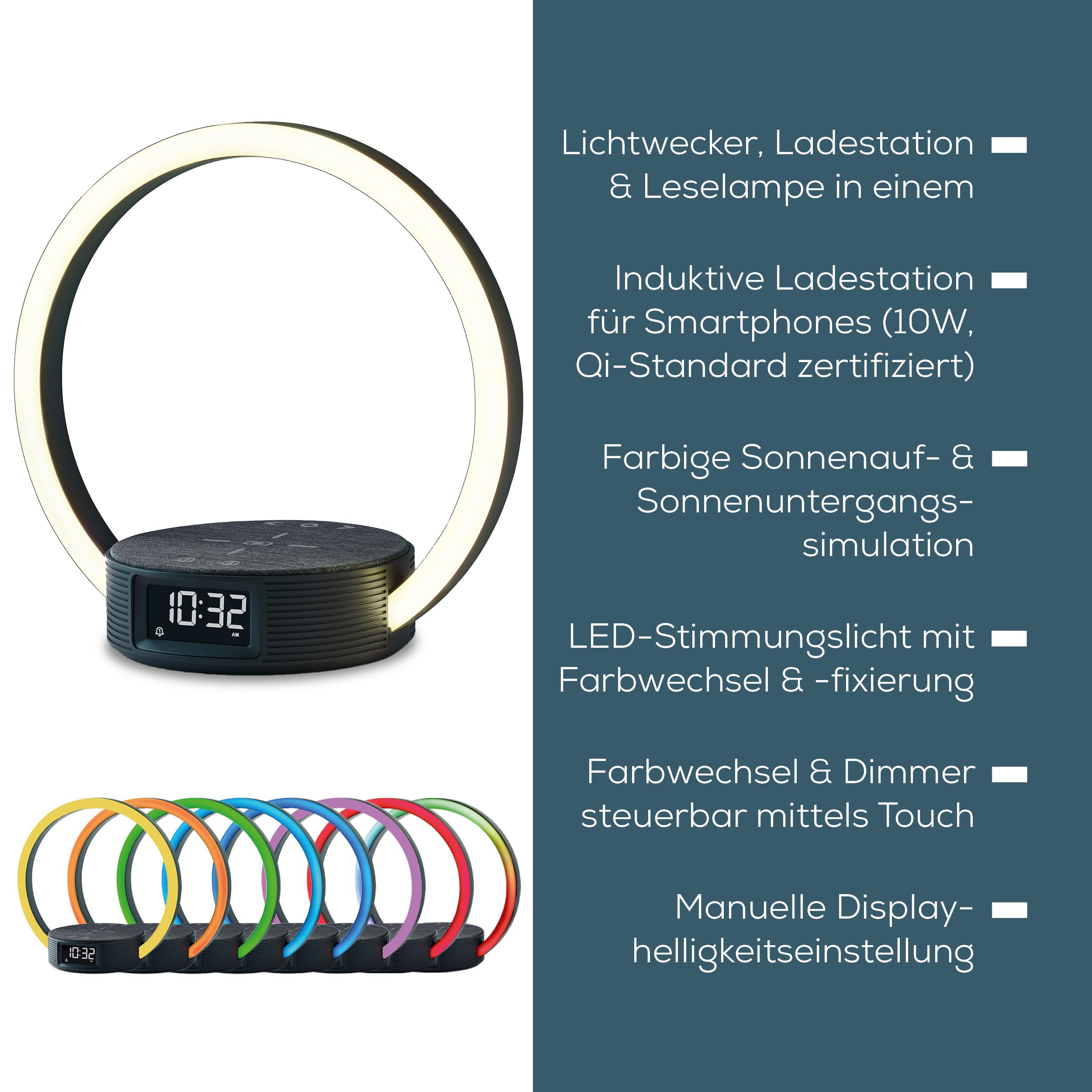 beurer-wl-65-wake-up-charge-lichtwecker-mit-qi-schnellladestation-sonnenaufgang- image 7