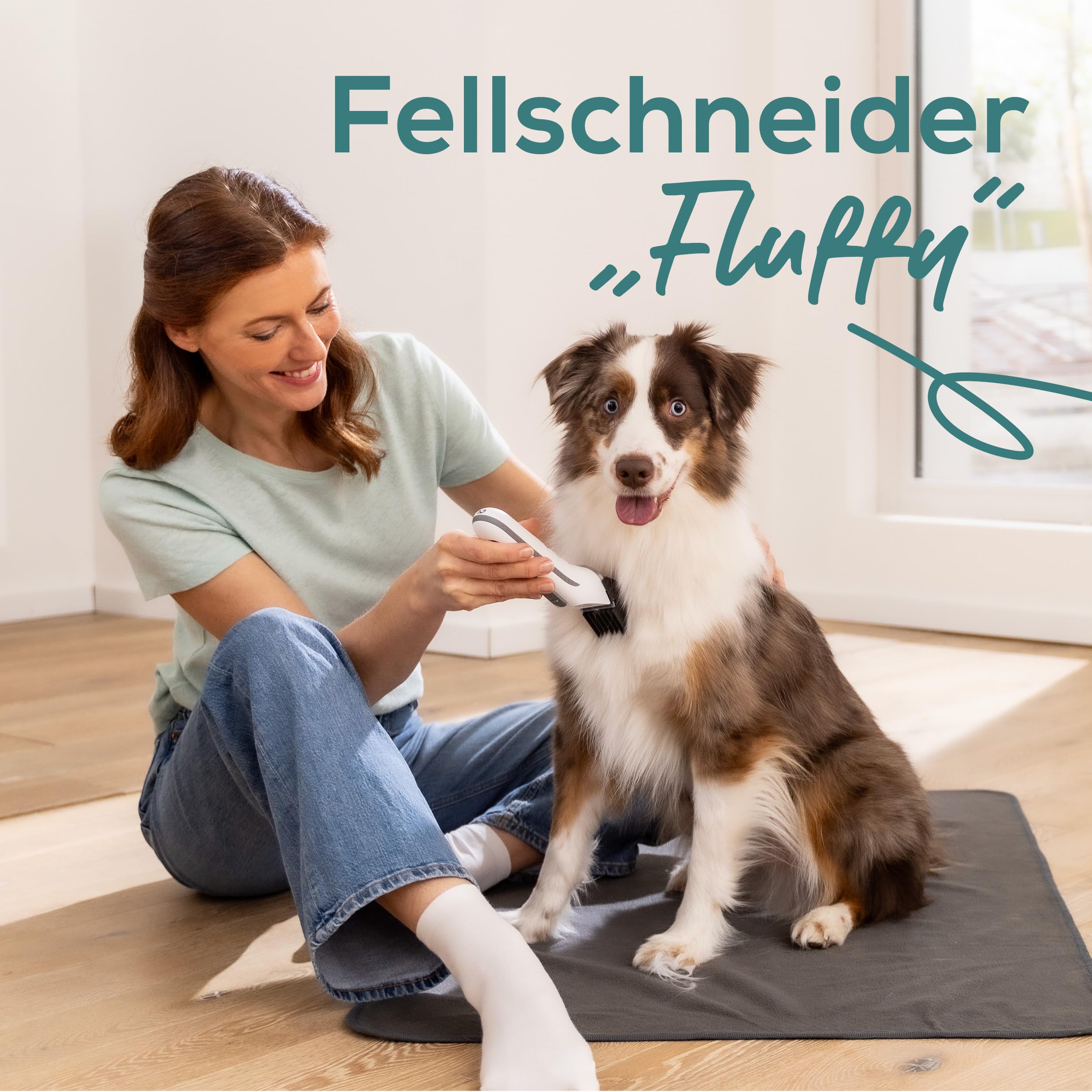 beurer-love-your-pet-schermaschine-fluffy-leiser-felltrimmer-f-r-hunde-und-katze image 2