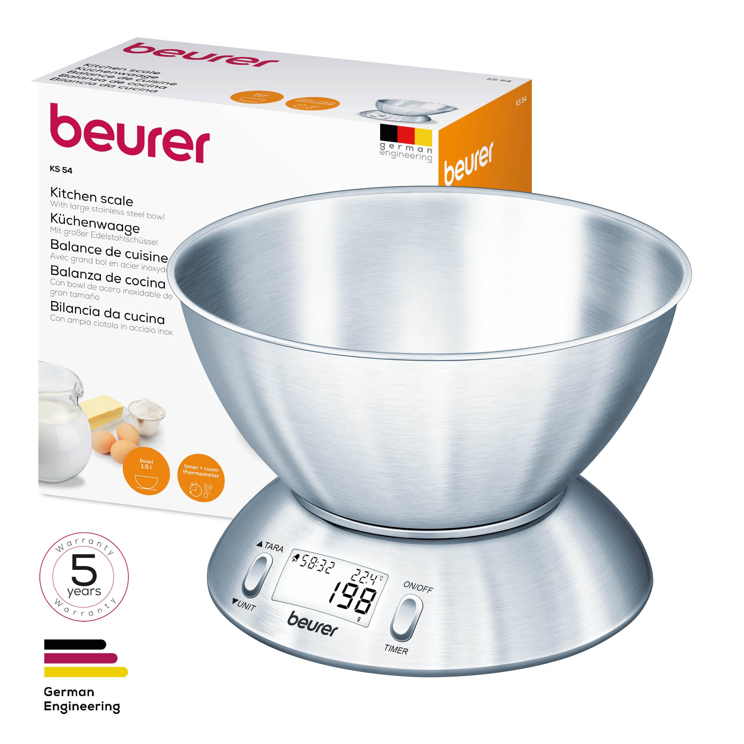beurer-ks-54-k-chenwaage-mit-edelstahlsch-ssel-1-5-l-fassungsverm-gen-tragkraft- image 6