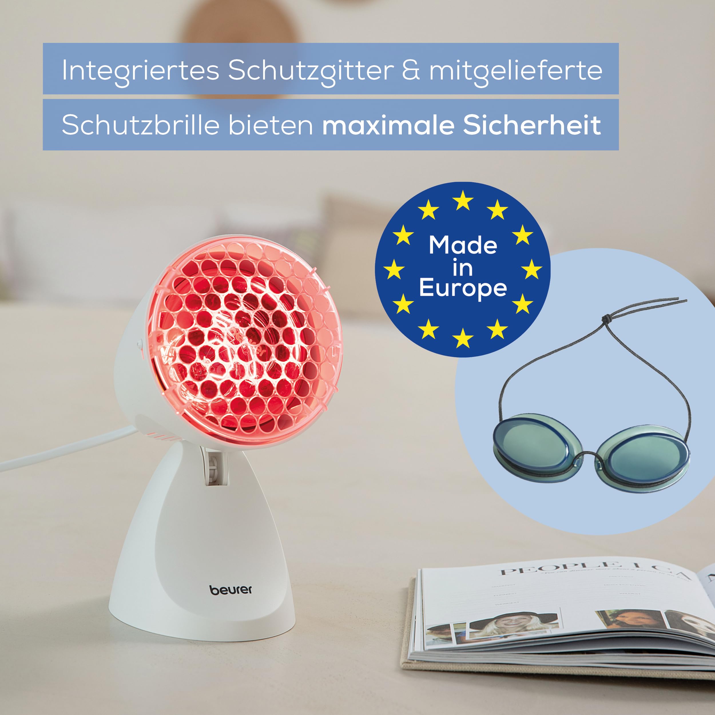 beurer-il-11-infrarotlampe-mit-schutzgitter-100-watt-infrarotstrahler-5-neigungs image 3